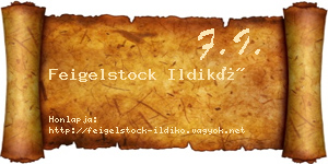 Feigelstock Ildikó névjegykártya